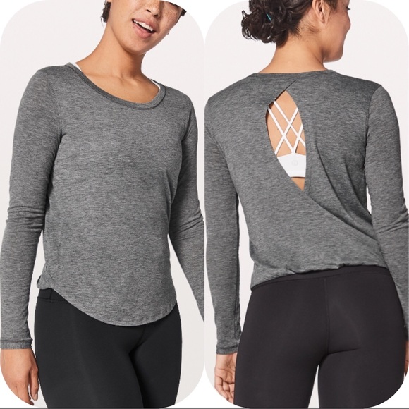 lululemon athletica Tops - NWT HBLK LULULEMON WILD TWIST LONG SLEEVE - - 10